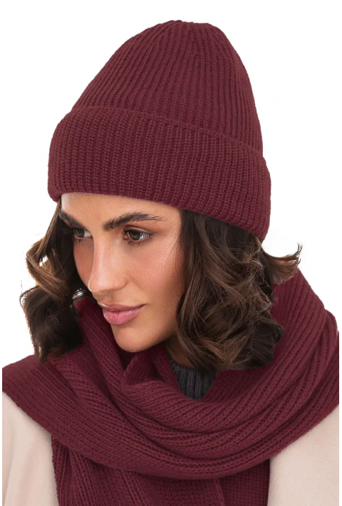Wool Knit Hat and Scarve