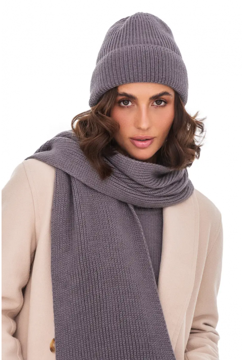 Wool Knit Hat and Scarve