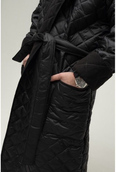 Windproof Bathrobe Black