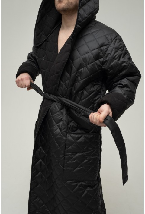 Windproof Bathrobe Black
