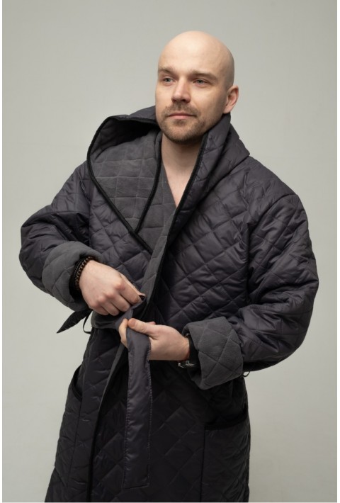 Windproof Bathrobe Grey