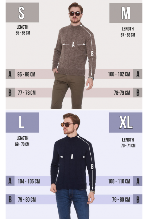 O-neck Knit Sweater Blue