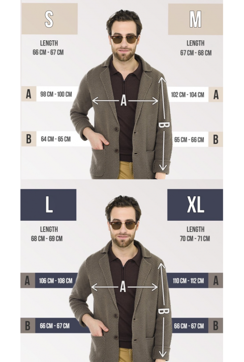 Knit Cardigan Grå