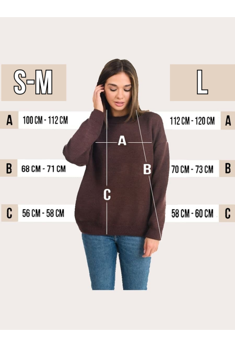 Soft Touch O-neck Knit Jumper Light blue
