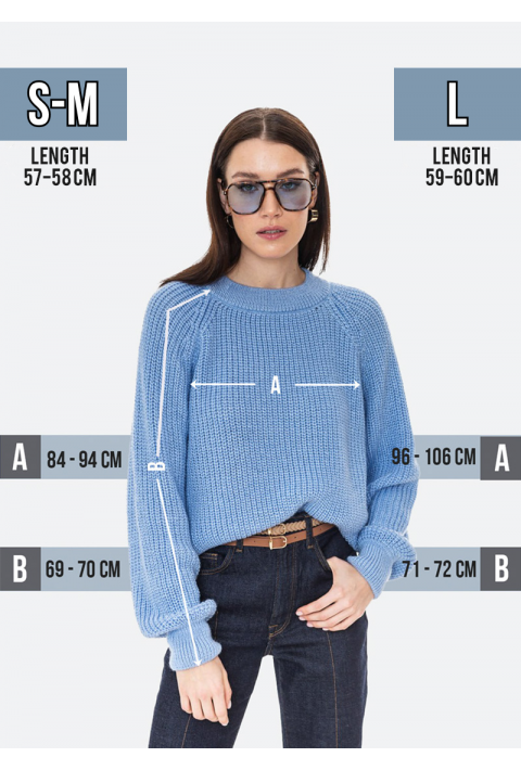 Loose Knit Sweater Grey