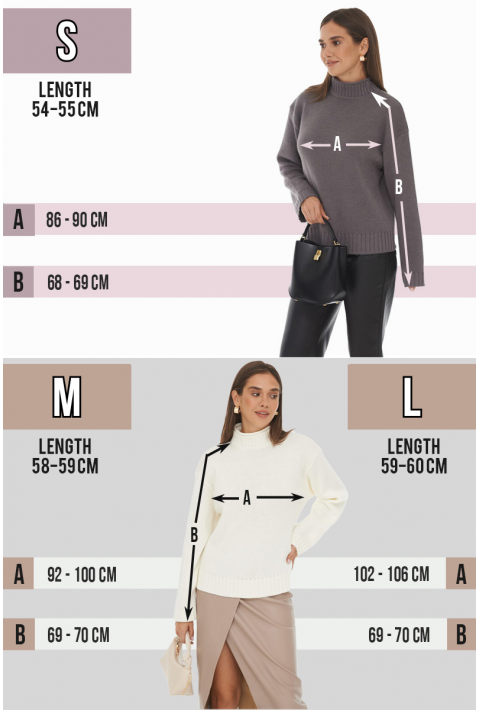 Oversize Knit Sweater Rose