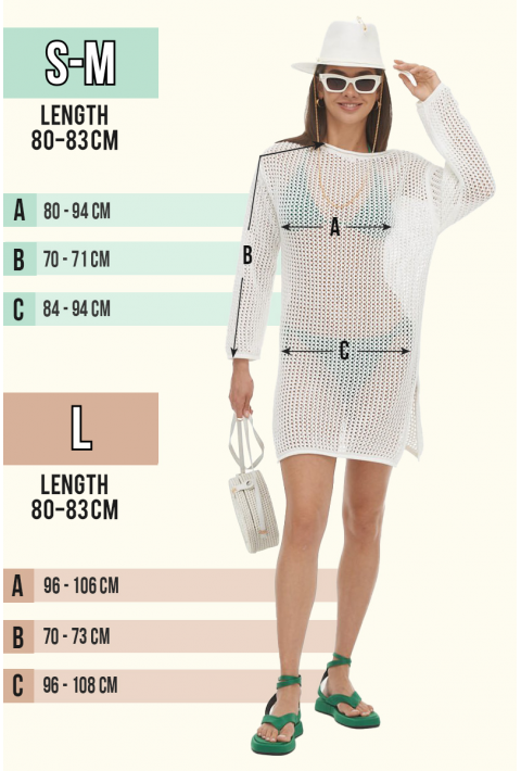  Openwork Summer Dress Rose