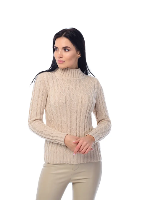 Soft Touch T-neck Knit Sweater