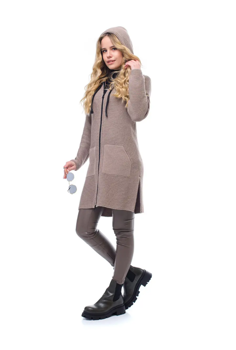 Knit Cardigan Zip