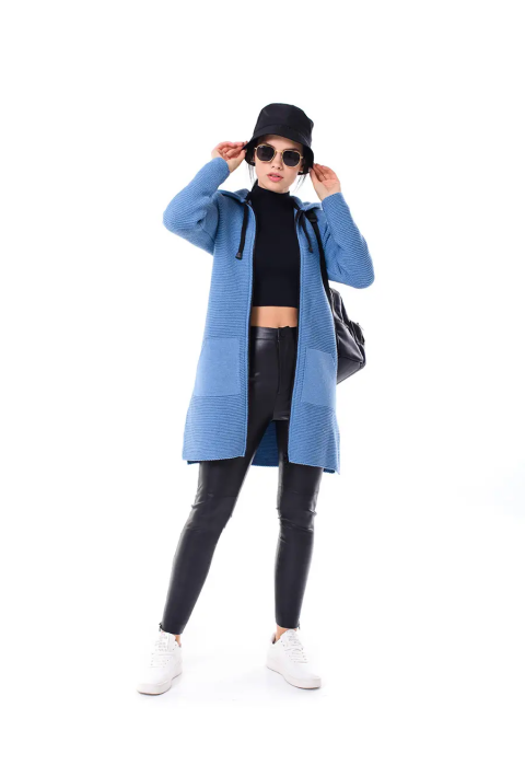 Knit Cardigan Zip
