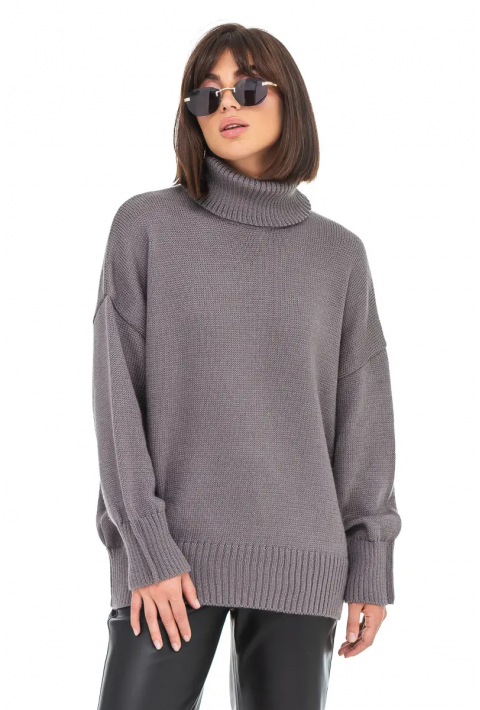 Loose Knit Sweater Grå