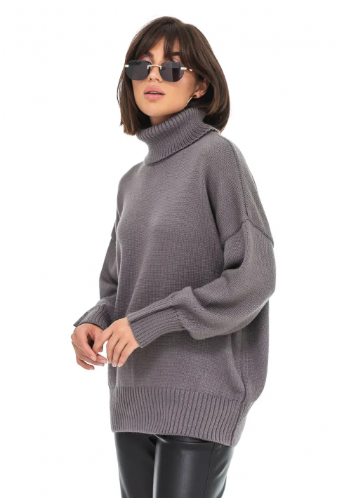 Loose Knit Sweater Grå