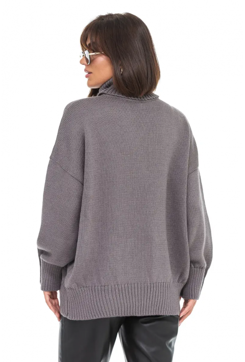 Loose Knit Sweater Grå
