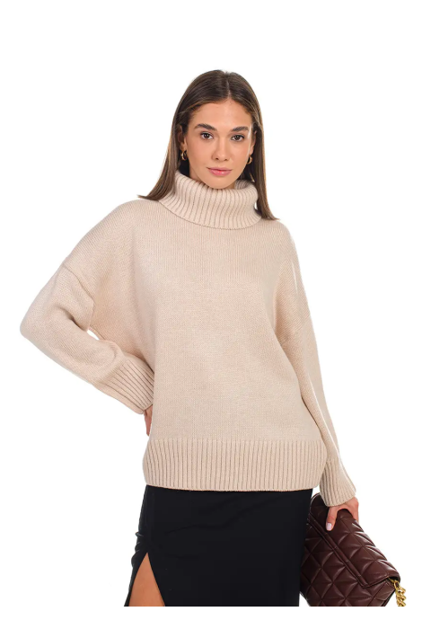 Loose Knit Sweater Beige
