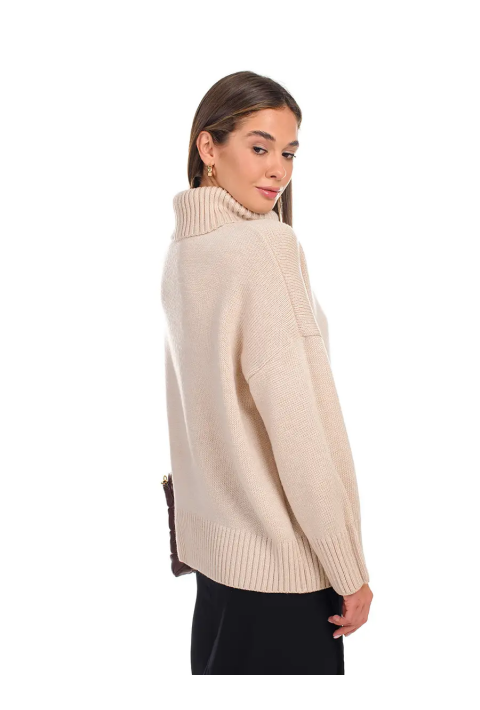 Loose Knit Sweater Beige