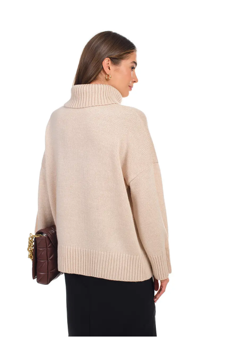 Loose Knit Sweater Beige
