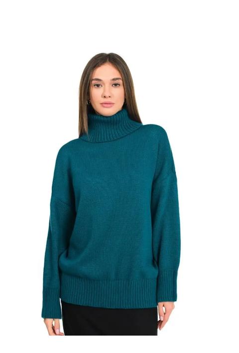 Loose Knit Sweater Marineblå