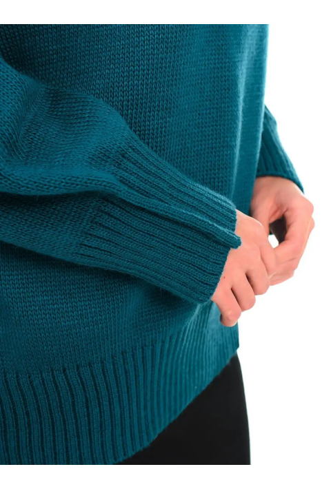 Loose Knit Sweater Marineblå