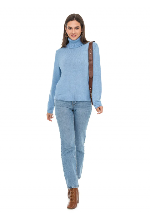 Turtleneck knit pullover 