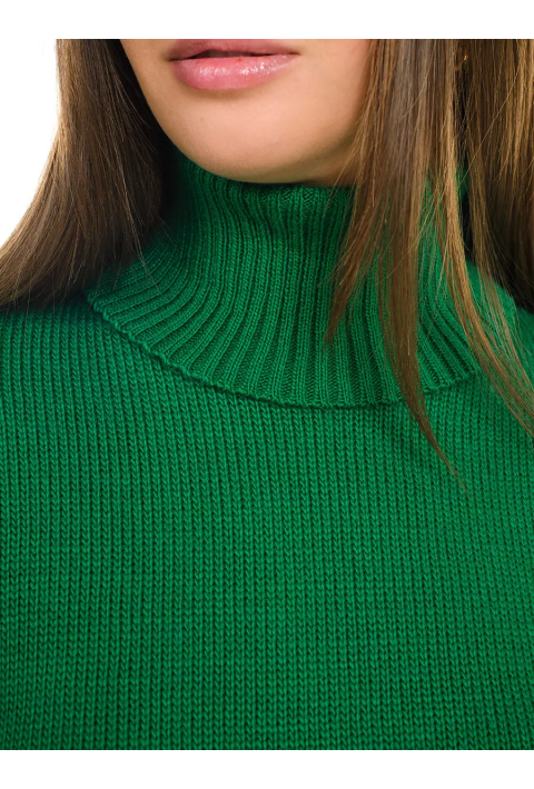 Turtleneck knit pullover 