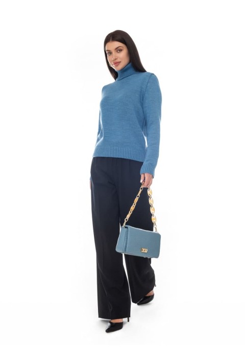 Turtleneck knit pullover 