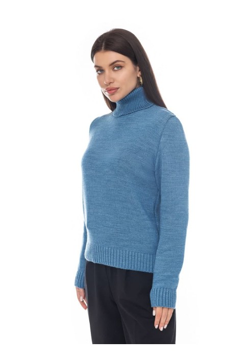Turtleneck knit pullover 