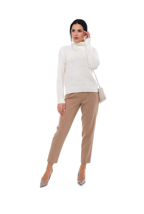 Turtleneck knit pullover 