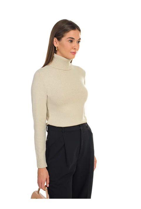 Soft Touch T-neck Knit Jumper