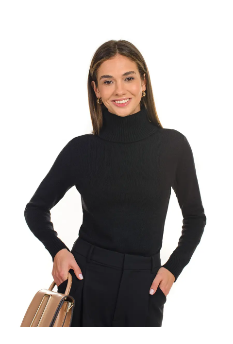 Soft Touch T-neck Knit Jumper