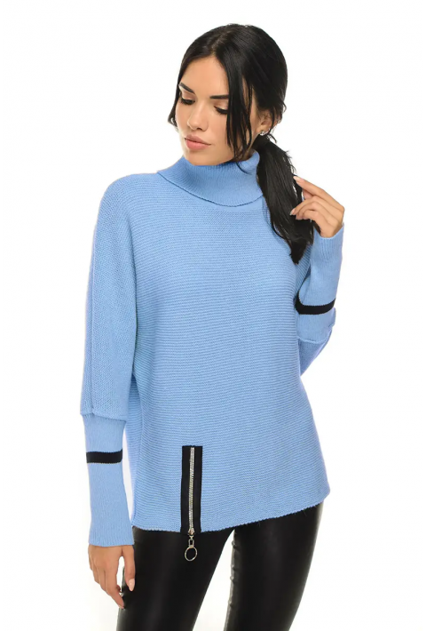 T-neck Knit Jumper