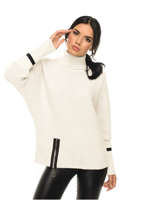 T-neck Knit Jumper