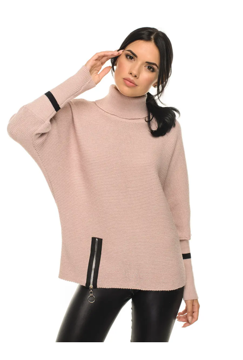 T-neck Knit Jumper