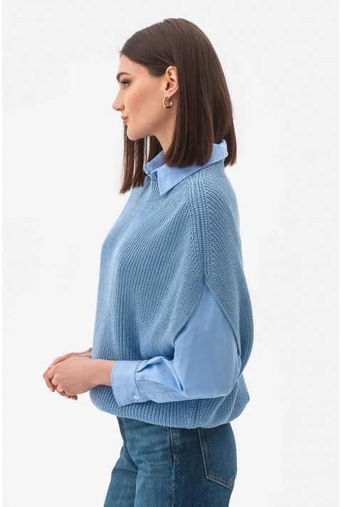 Knit Vest Lyseblå