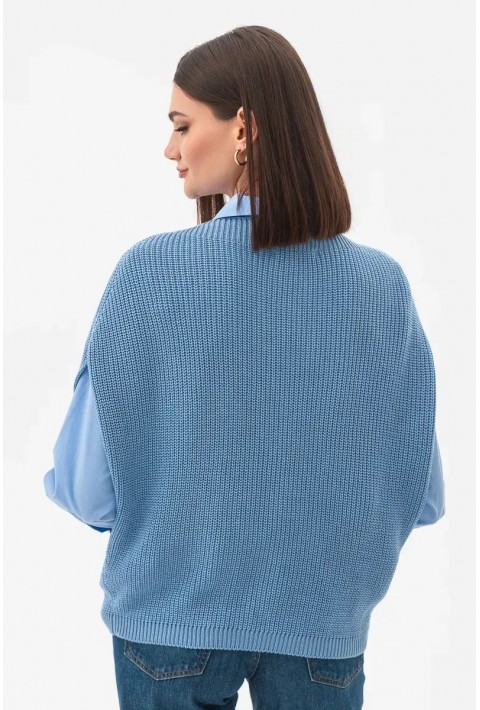 Knit Vest Lyseblå