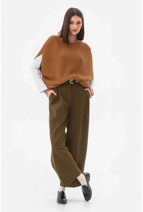 Knit Vest Brun