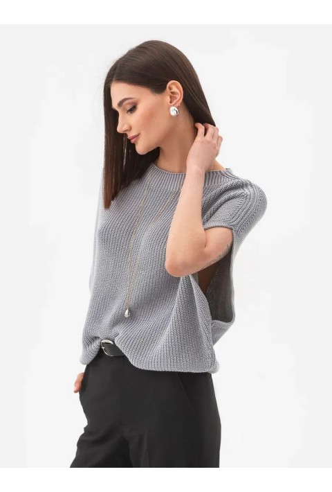Knit Vest Grå