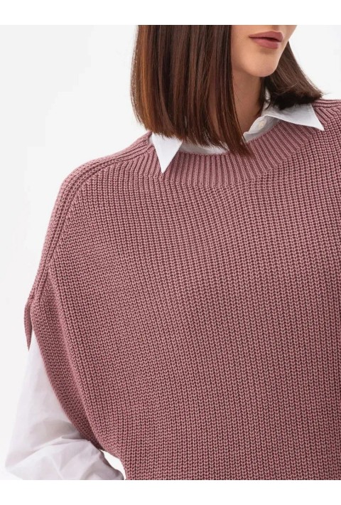 Knit Vest Rose