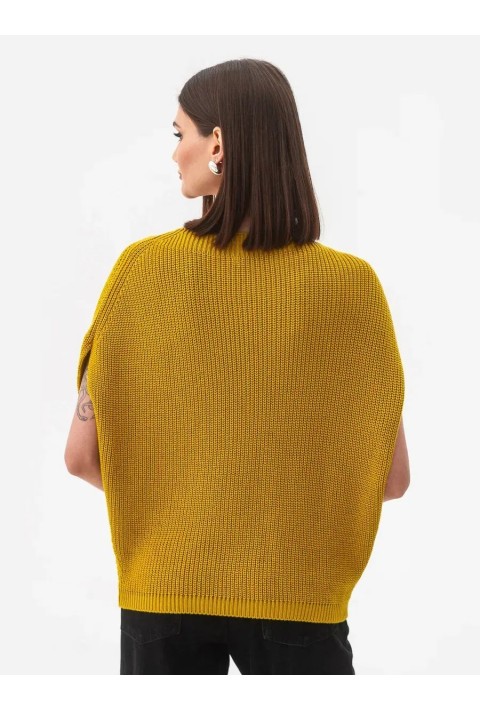 Knit Vest Yellow