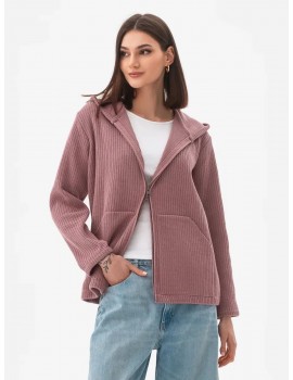 Knit Cardigan Zip
