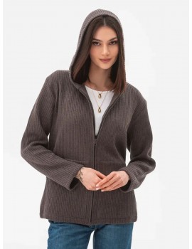 Knit Cardigan Zip
