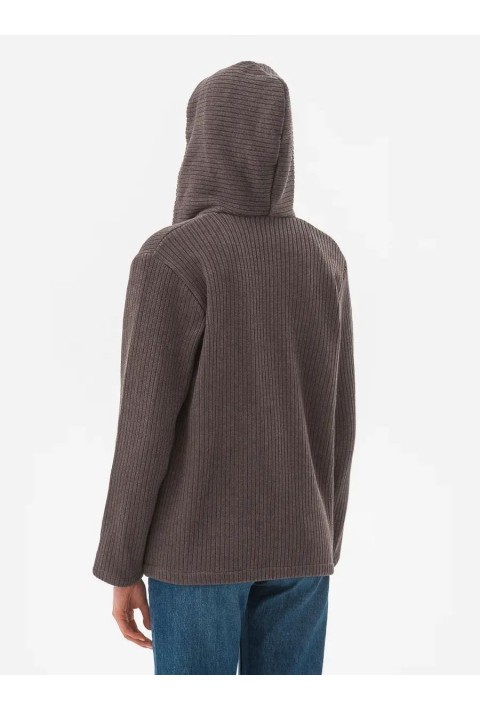 Knit Cardigan Zip Sand