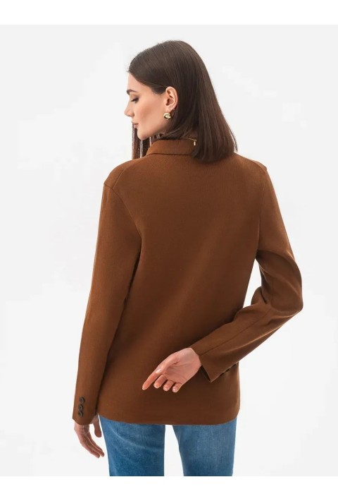 Knit Cardigan Brun