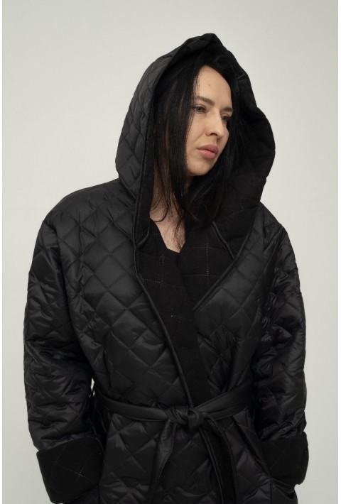 Windproof Bathrobe Black