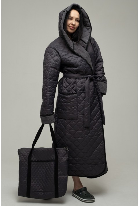 Windproof Bathrobe Grey