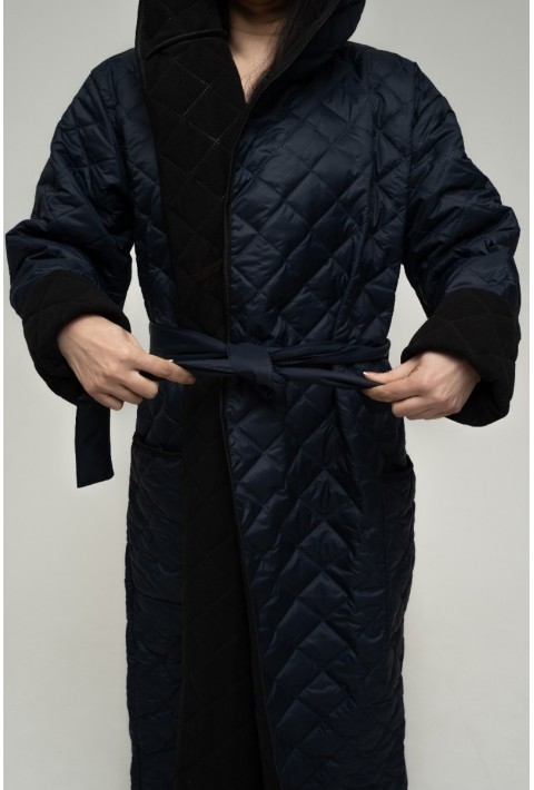 Windproof Bathrobe Dark blue