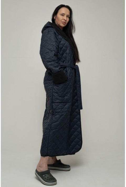 Windproof Bathrobe Dark blue